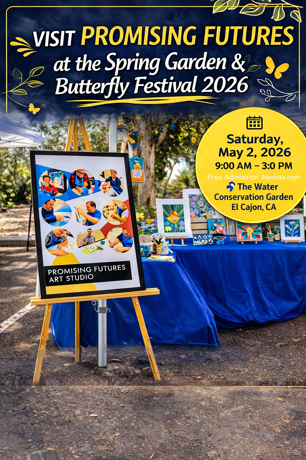 Promising Futures at the Spring Garden & Butterfly Festival 2026